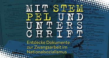 Mit Stempel und Unterschrift