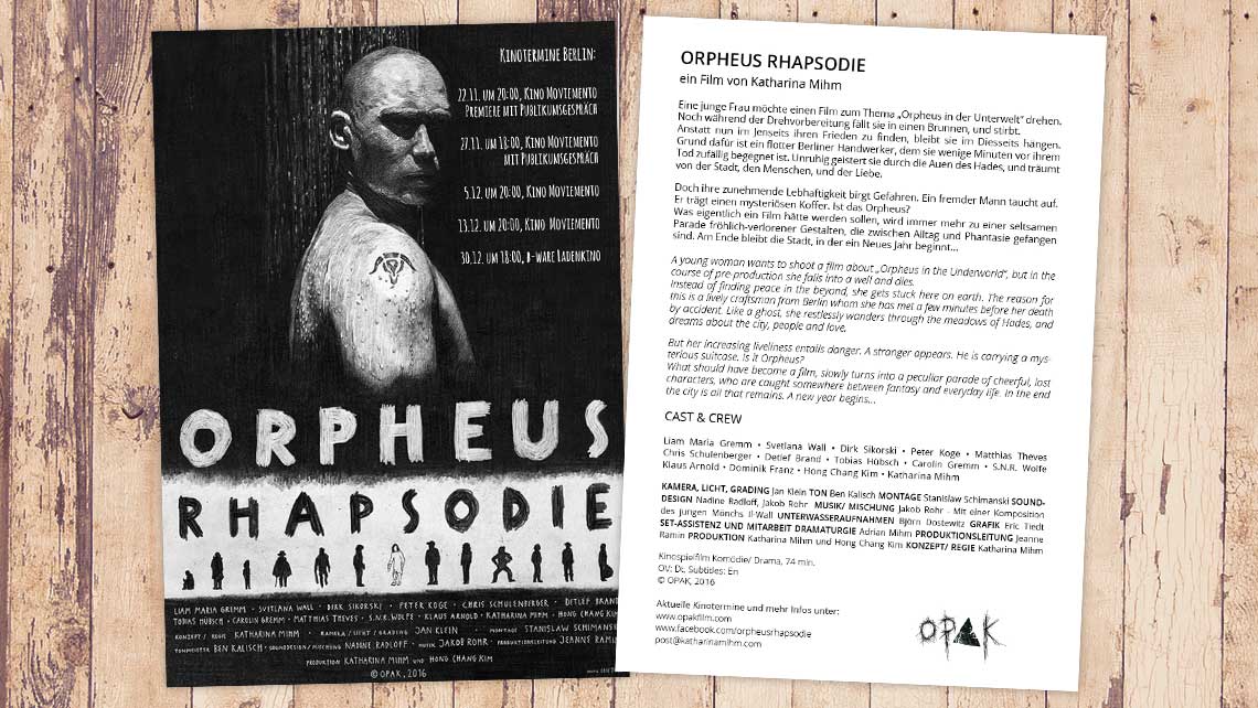 Flyer Orpheus Rhapsodie